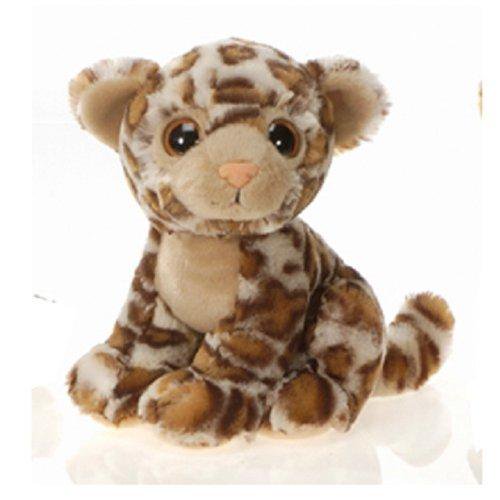 9" Sitting Jaguar with Big Eyes Plush Stuffed Animal Toy by Fiesta Toys
