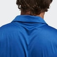 thumbnail image 4 of Adidas Mens 3-Stripes Chest Polo, L, Collegiate RoyalGrey Three, 4 of 7