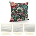 thumbnail image 4 of COMIO Pillowcases Abstract Tropical Blooming Flower Floral Autumn Colors Retro Throw Pillow Cover Case Decorative Cushion for Couch Bed, 4 of 5