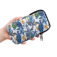 thumbnail image 2 of SEANATIVE Zipper Eyeglass Case for 2 Pairs of Glasses, Lightweight Glasses Case Dual Compartment Sunglasses Pouch Portable Travel Eyewear Holder Bag for Men Women, Sea Turtle Starfish Blue White, 2 of 7