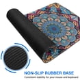 thumbnail image 6 of Add Pizzazz to Your Office: Mandala Design Mouse Mat - Small Size, Non-Slip, Waterproof, Cute Design, Stitched Edge (31.5x11.8 Inch), 6 of 7