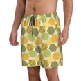 thumbnail image 2 of Balery Bee honey Traje de Baño Estilo Hawaiano para Hombre, Shorts de Secado Rápido con Bolsillos-Medium, 2 of 6