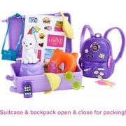 Barbie It Takes Two Teresa Doll and Accessories Travel Set with Working Suitcase, Puppy &10+ Pieces