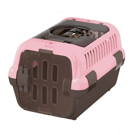 Small Double Door Pet Carrier II, Pink