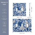 thumbnail image 3 of Dailycode Light Switch Plate Covers 3 Gang Wall Plate Plastics Outlet Covers for Kitchen Home Office Decor Blue Porcelain Style Floral, 3 of 8