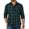 thumbnail image 6 of COOFANDY Mens Flannel Shirts Long Sleeve Button Down Plaid Shirt Casual Shirt with Pocket, 6 of 6