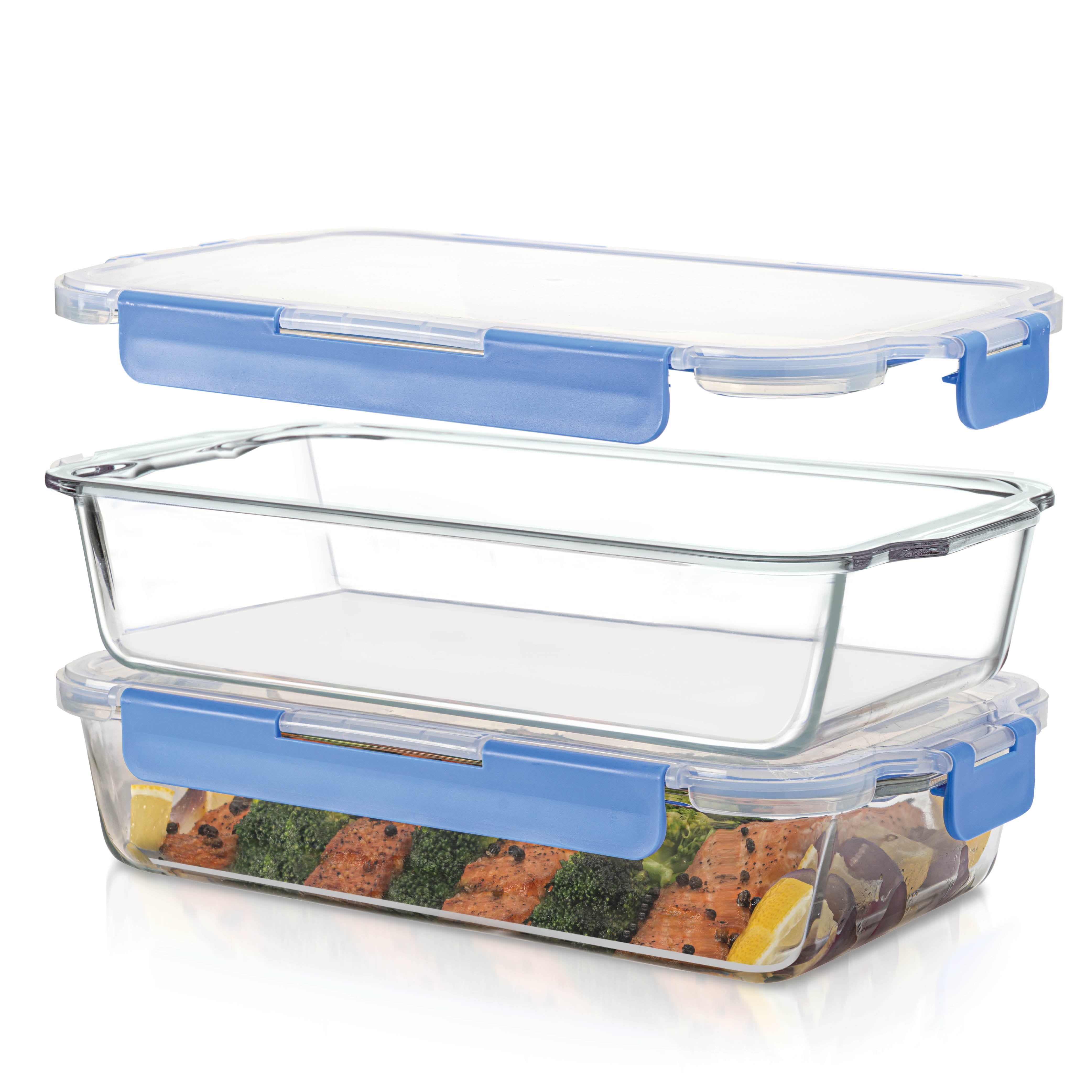 Superior Glass Casserole Dish with lid 2Piece Glass Bakeware And