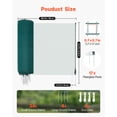 thumbnail image 2 of VEVOR Temporary Fence with Posts, 3 x 164 FT Plastic Mesh Fencing, Garden Safety Fences Netting with Double-Spike Stakes & Guy Ropes, Temporary Fence for Dogs, Chickens, Plants, Outdoor Yards, 2 of 9