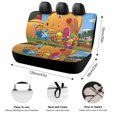thumbnail image 2 of Rolie Polie Olie-theme Car Rear Seat Covers Back Elastic Flexible Car Seat Covers Decorative Fits Most Cars 120x59x76cm, 2 of 6