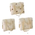 thumbnail image 2 of Qarigey Bolsa de maternidad ligera y duradera de algodón, fácil de llevar, fácil de limpiar, bolsas de mamá para bebé Bolsas de mensajero y de hombro tulipanes, 2 of 6