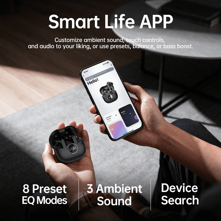 Wireless Earbuds with Hybrid Noise Cancelling and 40-Hour Playtime photo 6