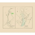 thumbnail image 2 of Hurd 29x26 White Modern Wood Framed Museum Art Print Titled - Westport, Sandy Hook, Rocky Glen Connecticut, 2 of 4
