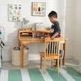 thumbnail image 5 of KidKraft Avalon Wooden Children's Desk with Hutch, Chair and Storage - Natural, 5 of 10