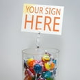 thumbnail image 4 of Double Clip-On Sign Holder-Clear, 10-Pack, 4 of 5