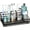 Bronze, variant on Toothbrush Holders for Bathroom - 5 Partitions Bathroom Counter Organizer with Instant Drying Stone, Stainless Steel Countertop Storage Electric Toothbrush Toothpaste Holder - Brushed Nickel