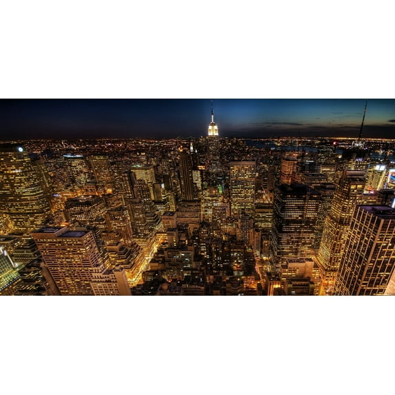 New-York-City-Aerial 2 CANVAS or PRINT WALL ART