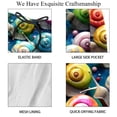 thumbnail image 4 of luoweisi Men's Beach Shorts Quick Dry Swim Trunks with Mesh Lining Snails XL, 4 of 5