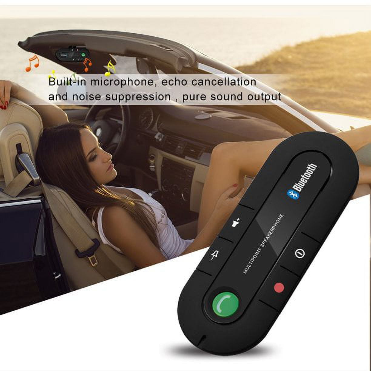 Shopping Auto Sun Visor Handsfree Call Bluetooth Car Kit Fahrzeug