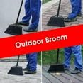 thumbnail image 7 of 3-Pack Wide Angle Corner Broom, Outdoor/Indoor Commercial Broom with 55" Long Handle, Heavy-Duty Brooms for Warehouse Garage Lobby Restaurant Patio Driveway Porch Deck Rubbish Sweeping (All Black), 7 of 7