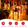 thumbnail image 4 of Patiojoy 3 PCS Christmas Gift Boxes Indoor Outdoor W/ 60 LED Lights, Waterproof Plug, 4 of 10