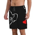 thumbnail image 2 of Fotbe French Bulldog Trajes de Baño Estampados para Hombre, Shorts de Verano de Secado Rápido, Ropa de Playa, Bañadores-Large, 2 of 6