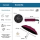 thumbnail image 2 of Sombrilla de Bolsillo con Mecanismo Manual Filtro UV Color Vino, 2 of 6