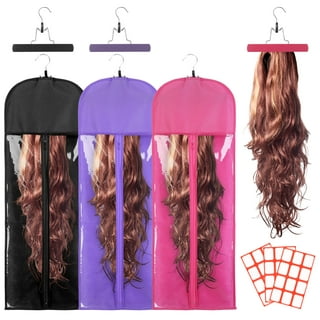 Hair Extension Hanger-Lightweight, Waterproof and Portable,  Multi-functional Hanger, Hair Wig Storage, Hair Extension Holder for 