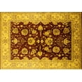 thumbnail image 1 of Ahgly Company Machine Washable Indoor Rectangle Oriental Yellow Industrial Area Rugs, 2' x 3', 1 of 4