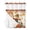 Beige, variant on No Hook Shower Curtain, Fall Scarecrows Long Bathtub Curtains with Snap in Liner, Thanksgiving Autumn Pumpkins Leaves Brown Waterproof Washable Fabric Bathroom Curtain Set, 72" x 78"
