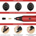 thumbnail image 2 of Kit de herramientas rotativas de CA, amoladora eléctrica, 6 velocidades variables, 8000-35000RPM, 1 Irfora Amoladora eléctrica, 2 of 7