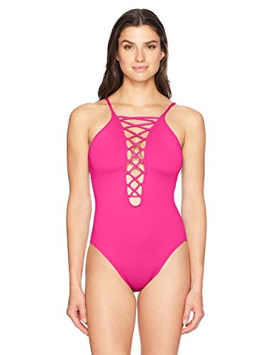 lace front one piece swimsuit