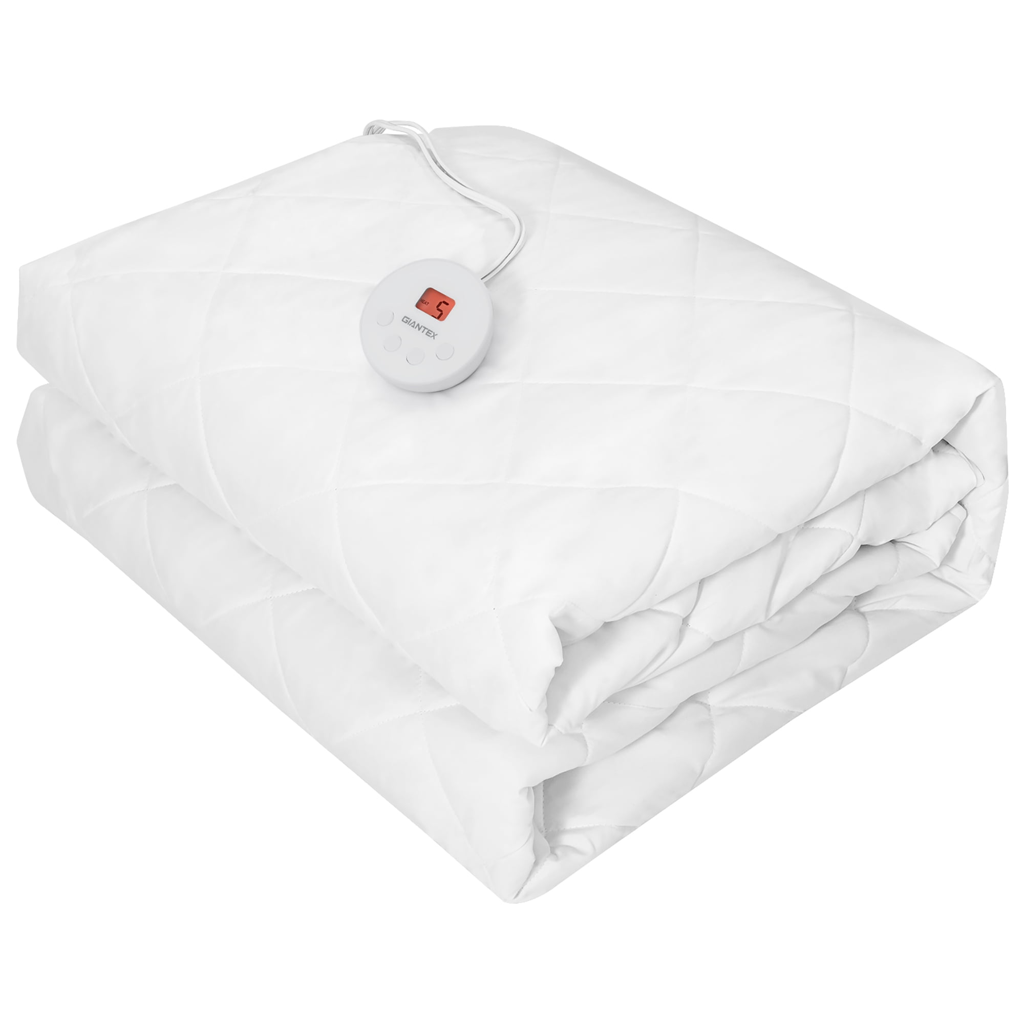 Giantex Heated Mattress Pad Twin Size, Electric Heated Mattress Cover w/ 10  Heat Setting, 8 Hours Auto Off, Timer Function, Premium Electric Bed Warmer  Up to 15 Deep Pocket - Walmart.com