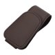 thumbnail image 2 of Soporte de gafas para coche de cuero sintético que ahorra espacio y magnetismo. Marrón, 2 of 9