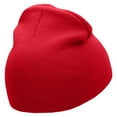 thumbnail image 3 of 2 Love Birds Embroidered 8 Inch Short Beanie - Red OSFM, 3 of 5