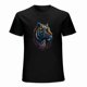 thumbnail image 1 of Colorful Tiger T-shirt Fluorescent short sleeve Unisex tees T-shirt Art gift shirt Mexicana, 1 of 5