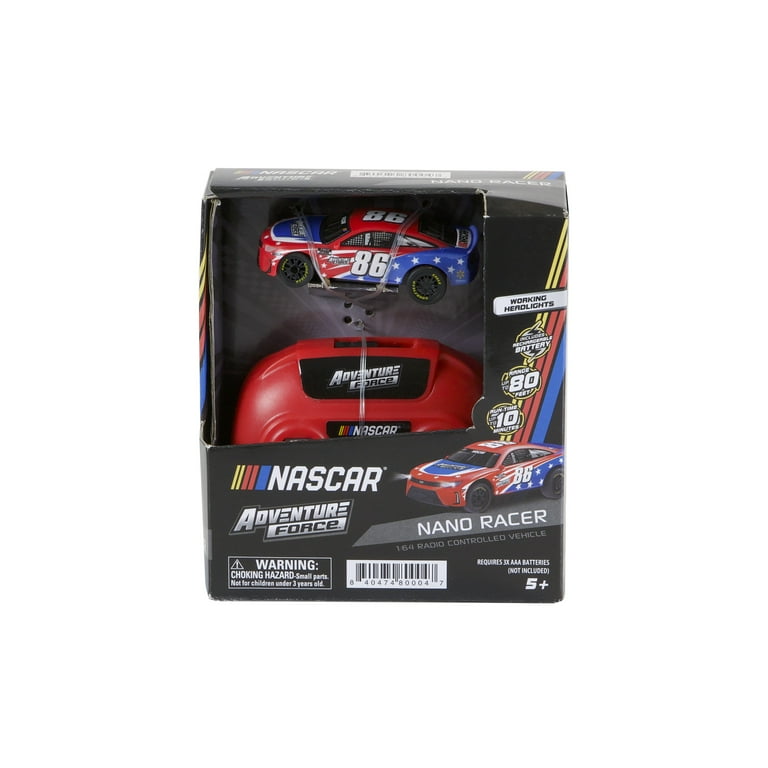 Adventure Force (1:64) RC NASCAR Nano Racer Red Stock Car, WR5
