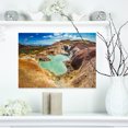 thumbnail image 1 of Blue Pond in Volcano Area Iceland - Landscape Print Wall Artwork, 1 of 3