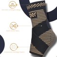 thumbnail image 3 of Yooshoverk Copper-Infused Ankle Support Sleeve, Breathable Compression Brace for Sports, 3 of 9