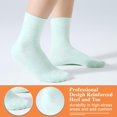 thumbnail image 4 of Women's Thin Cotton Crew Socks - Soft Above Ankle Bootie Casual Dress Socks 6-Pairs, 4 of 6