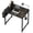 Black, variant on edx 31" Home Office Desk for Small Spaces, Computer Desk with Storage Bag & Hook, Modern Simple Style Study Writing Table for Bedroom, Rustic Brown