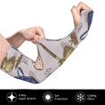 thumbnail image 3 of Goofa Antique Vintage Teapot Coffee Grinder Pattern UV Sun Protection Arm Sleeves, UPF 50 Sports Cooling Arm Compression Sleeves for Men Women Teenager, 3 of 8