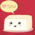 thumbnail image 3 of CafePress - Kawaii Tofu Asking People To Love Tof Dark T Shirt - Men's Classic Graphic Cotton T-Shirt, 3 of 4