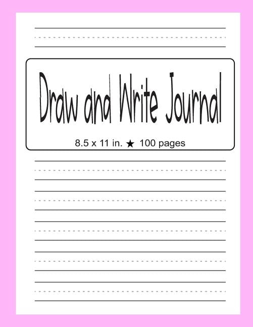 Draw And Write Journal Pink Primary Composition Notebook Half Page