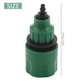 thumbnail image 4 of Garden Hose Pipe One Way Adapter Tap Connector Fitting For Irrigation 4-pack, 4 of 8