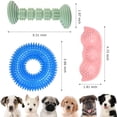 thumbnail image 6 of BESTSKY Dog Chew Toys for Puppy Teething, 3Pack 2-8 Months Puppies Teething Toys Soft Sturdy Puppy Toys for Cleaning Teeth And Protects Oral Health Both Small Dogs Medium Dog Suitable, 6 of 7