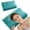 Blue, variant on Yakvarog Breathable Cotton Pillowcases 19.68x11.8in Zipper Design Memory Foam Pillow Covers for Bedroom