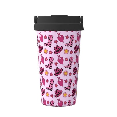 

Junzan Retro Cowgirl for Stainless Steel Vacuum Insulated Tumbler - Reusable Insulated Cold Brew Iced Coffee Cup Thermos -Gifts for Women Men Him Her