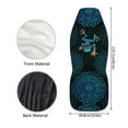 thumbnail image 6 of Binienty Boho Frog Car Seat Covers Set of 2 Pack Mandala Floral Auto Front Seat Covers Bucket Seats Protective Cover Easy to Install Removable Car Interior Accessories, 6 of 8