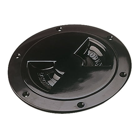 

Sea-Dog 337145-1 Screw Out Deck Plate- 4-7/16 Black