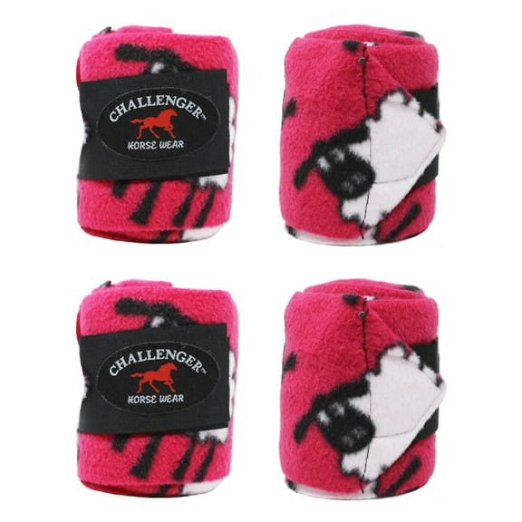 Horse Tack Grooming Leg set of 4 Polo Wrap Soft Fleece 95EE07